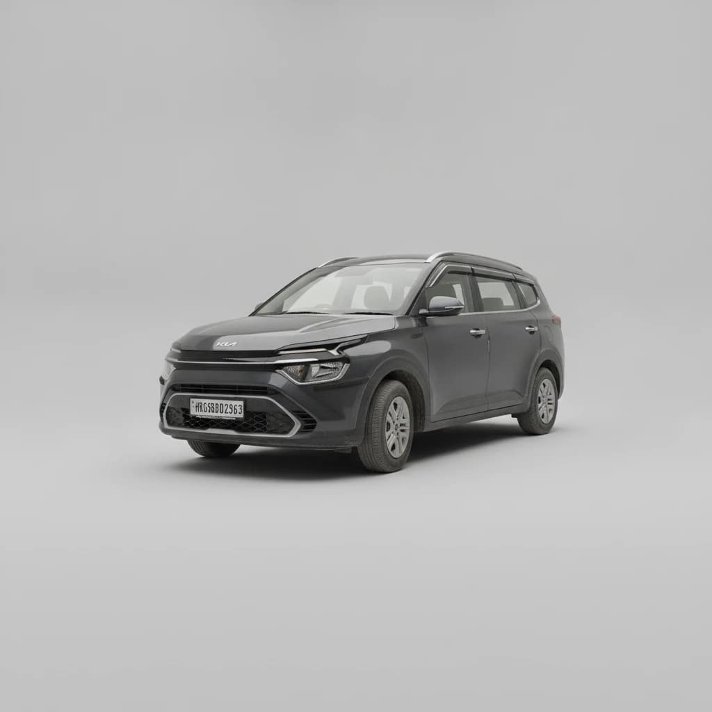 Kia Carens Prestige 2023 available for self-drive car rental in Delhi on Hire N Ride