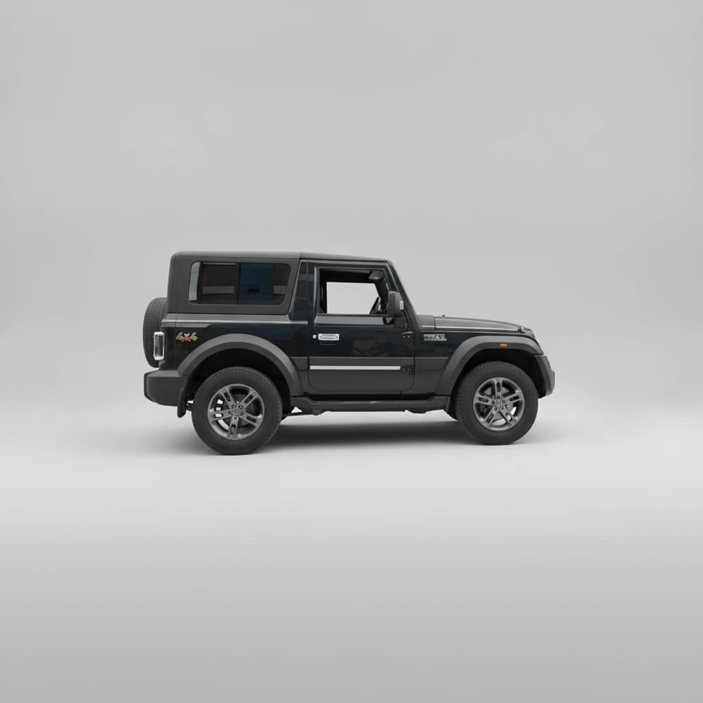 Mahindra & Mahindra Thar Lx D 2021 available for self-drive car rental in Varanasi on Hire N Ride